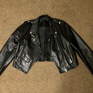 Black RUE21 Leather Jacket
